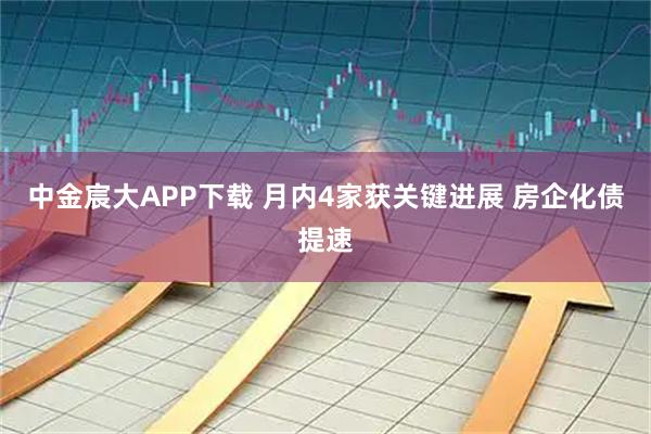 中金宸大APP下载 月内4家获关键进展 房企化债提速