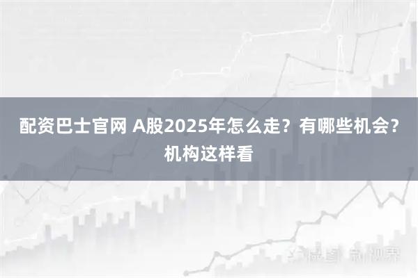 配资巴士官网 A股2025年怎么走？有哪些机会？机构这样看